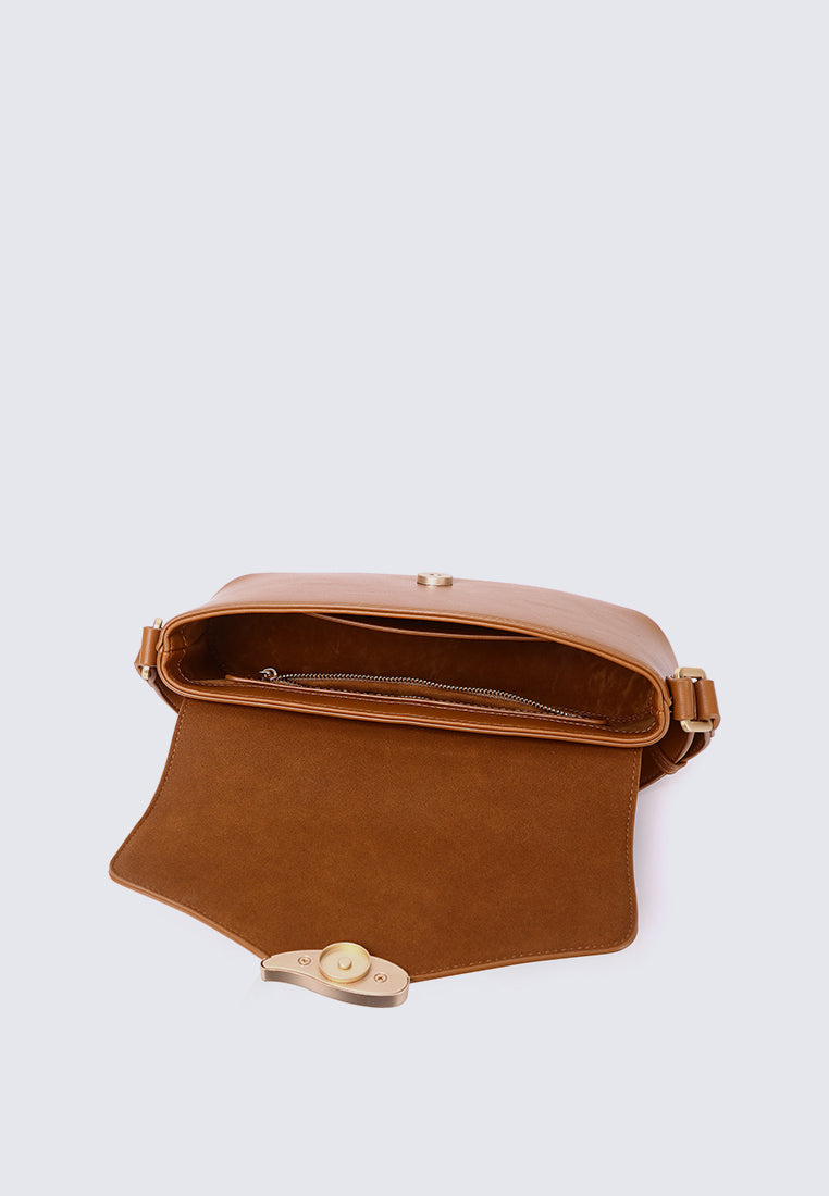 Mimpikita x My Ballerine Nara Shoulder Bag In Camel