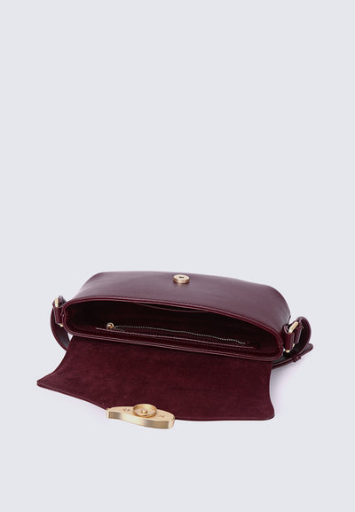 Mimpikita x My Ballerine Nara Shoulder Bag In Maroon