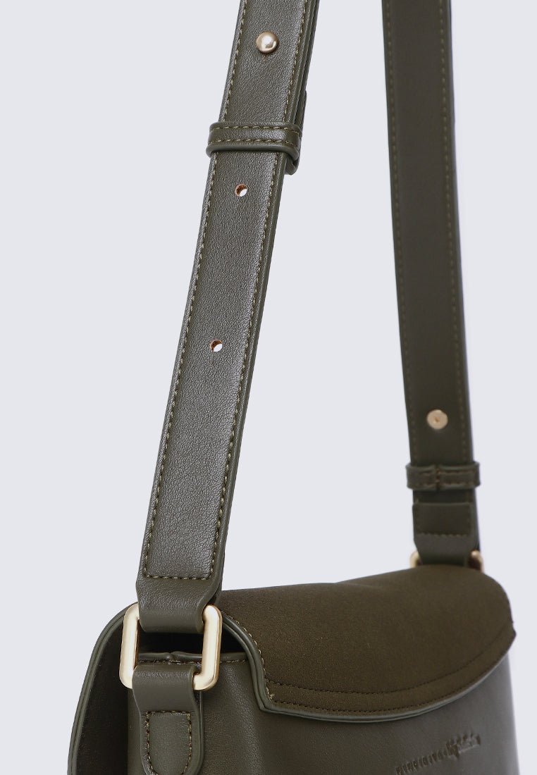 Mimpikita x My Ballerine Nara Shoulder Bag In Sage Green