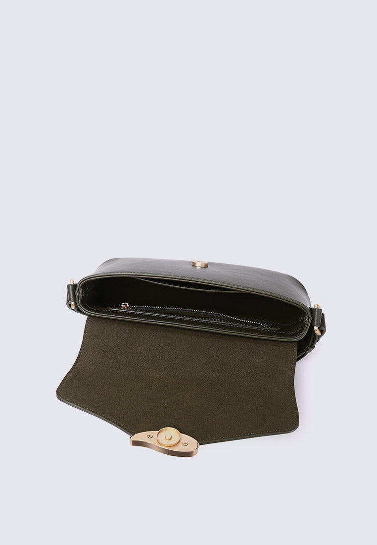 Mimpikita x My Ballerine Nara Shoulder Bag In Sage Green