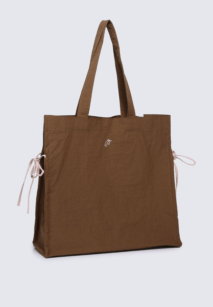 Sweet Bow Tote In Espresso