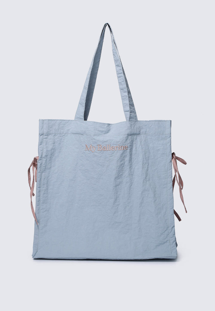 Sweet Bow Tote In Light Blue