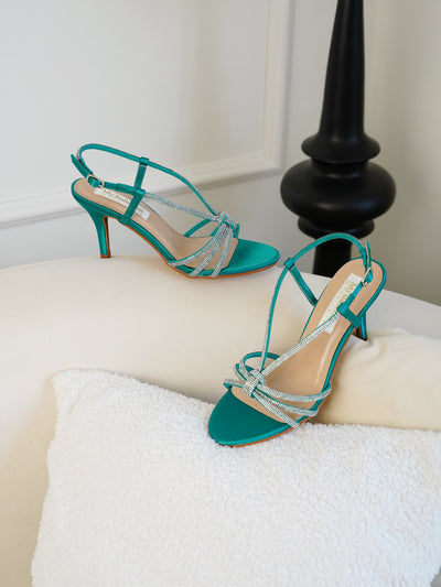Alaia Comfy Heels In Green