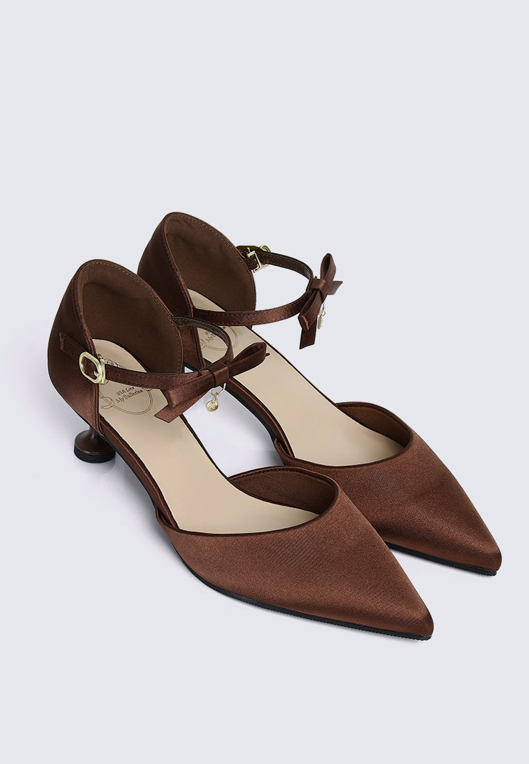 Eloice Comfy Heels In Espresso