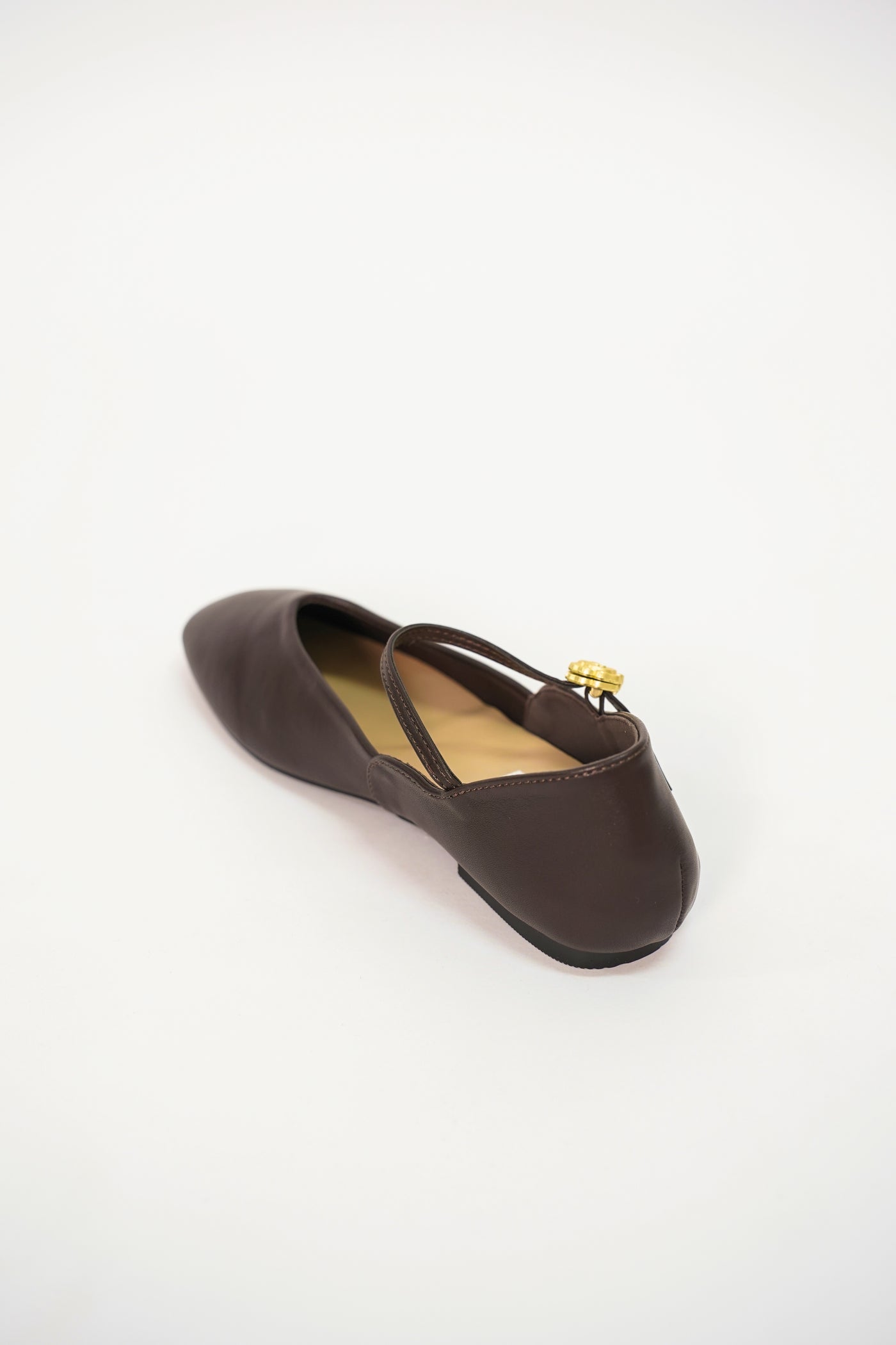 Pétale De Rose Comfy Ballerina In Espresso