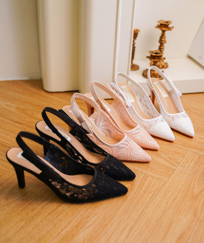 Perry Comfy Heels In Blush