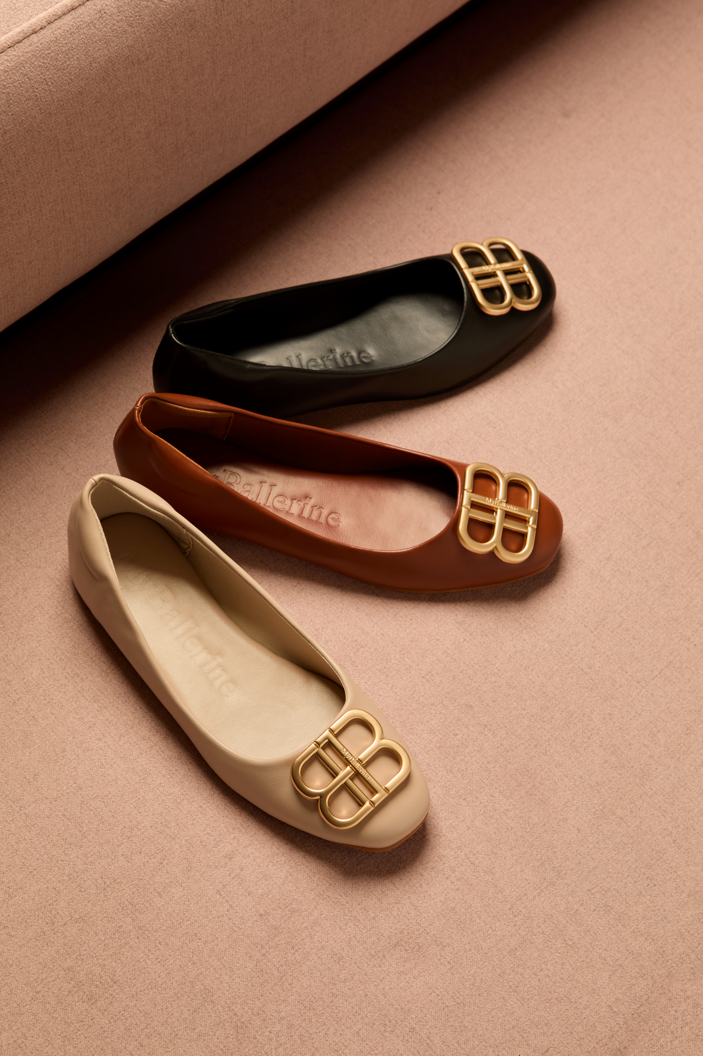Brenda Comfy Ballerina Taupe