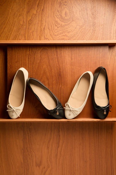 Briony Comfy Ballerina In Beige
