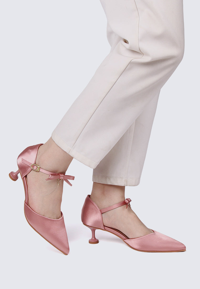 Eloice Comfy Heels In Pink