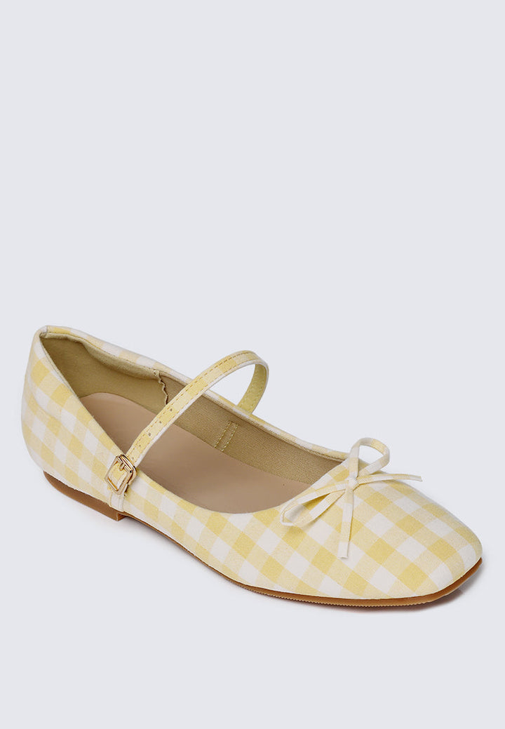 Nica Comfy Ballerina In Sunny Yellow