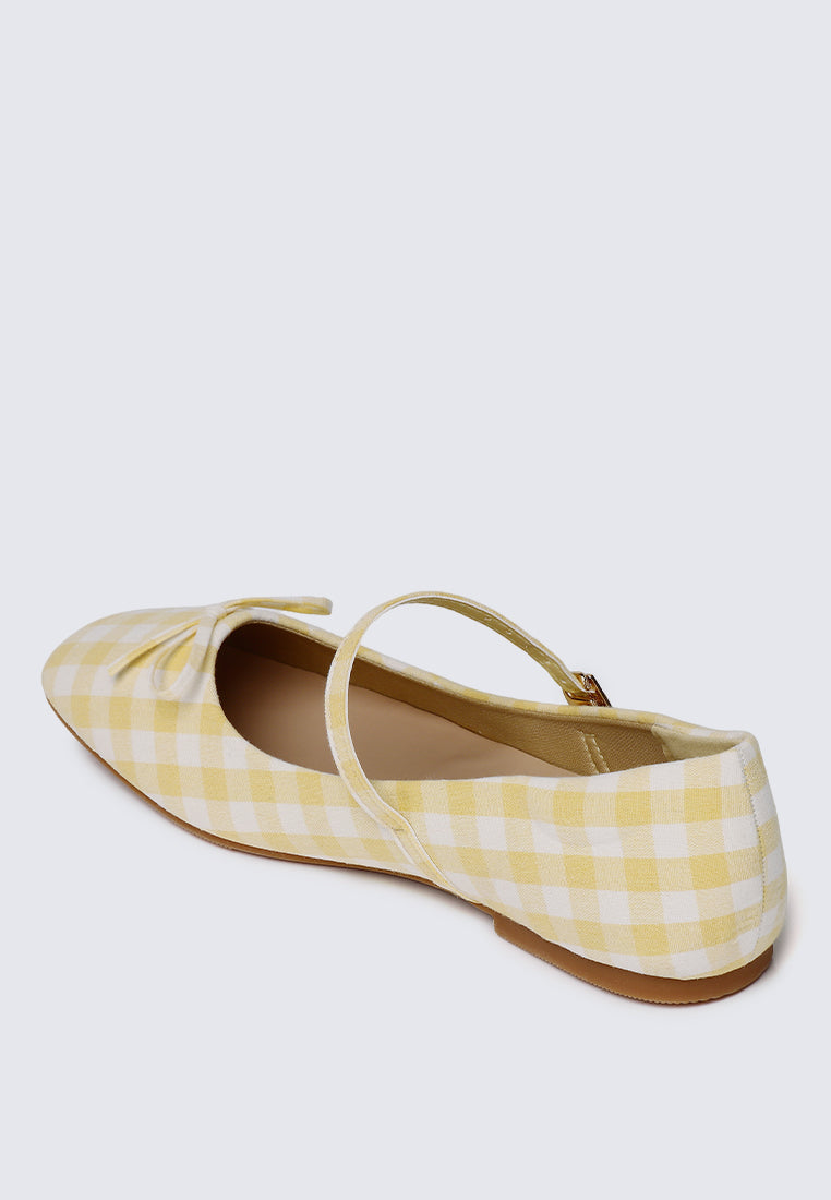 Nica Comfy Ballerina In Sunny Yellow