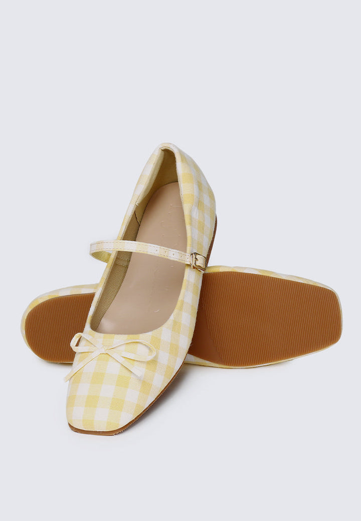 Nica Comfy Ballerina In Sunny Yellow