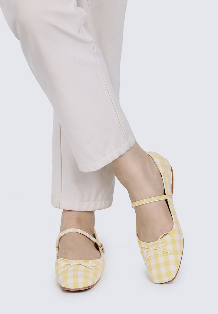 Nica Comfy Ballerina In Sunny Yellow