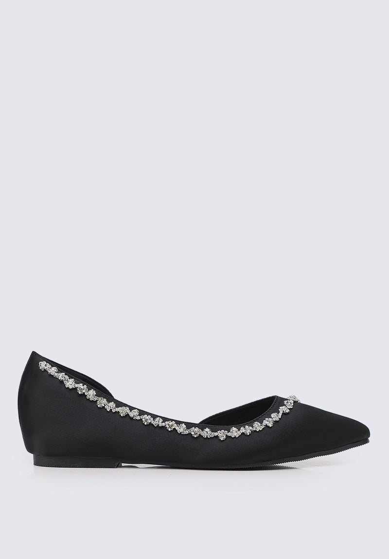 Delilah Comfy Ballerina In Black