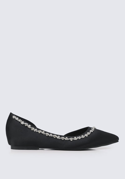 Delilah Comfy Ballerina In Black