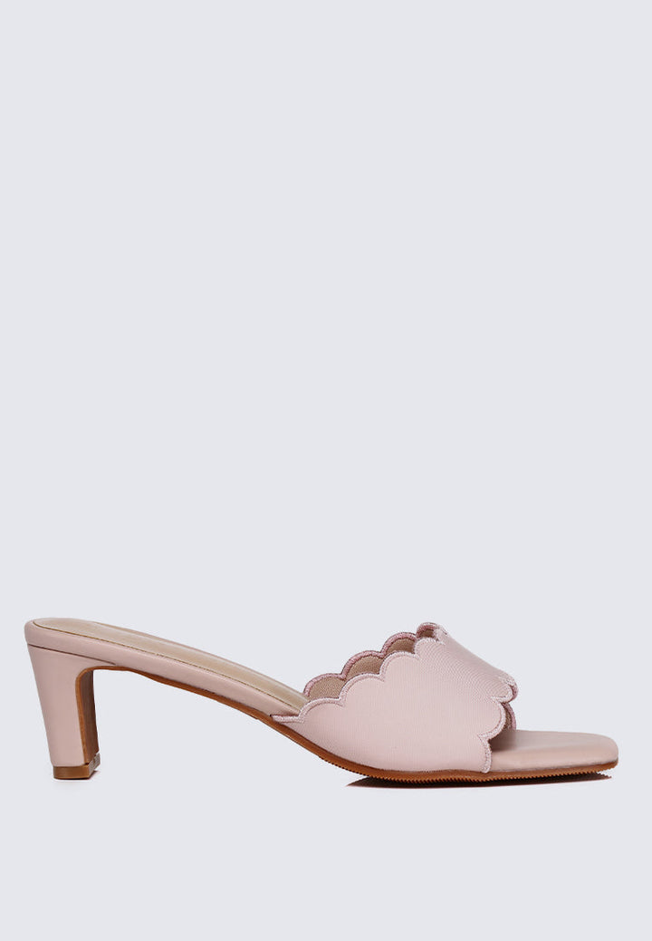 Carmen Comfy Heels In Dreamy Pink