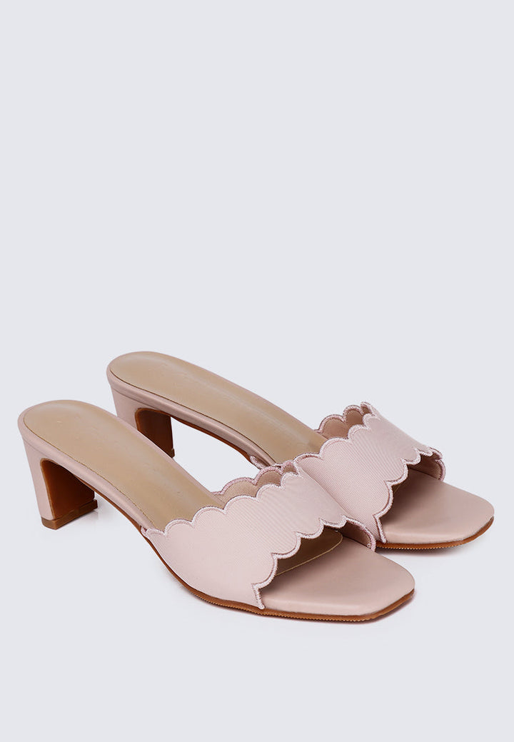 Carmen Comfy Heels In Dreamy Pink