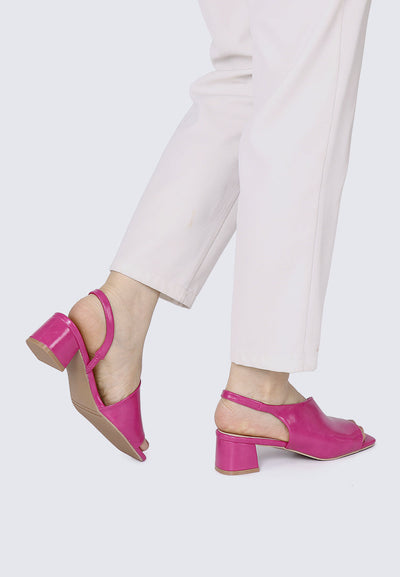 Mimpikita x My Ballerine Urba Comfy Heels In Fuchsia
