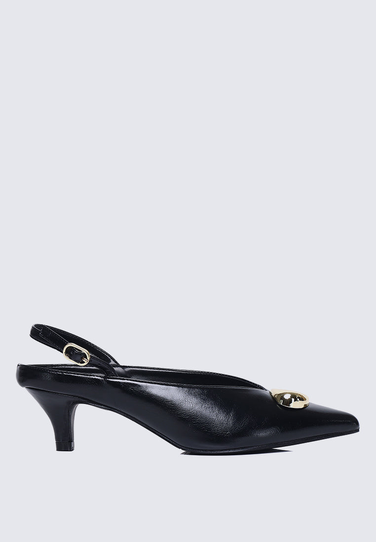 Mimpikita x My Ballerine Verde Comfy Heels In Black