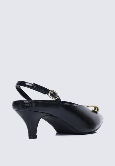 Mimpikita x My Ballerine Verde Comfy Heels In Black