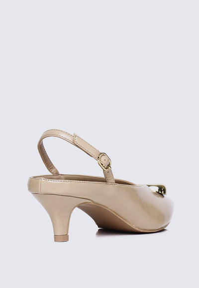 Mimpikita x My Ballerine Verde Comfy Heels In Cream