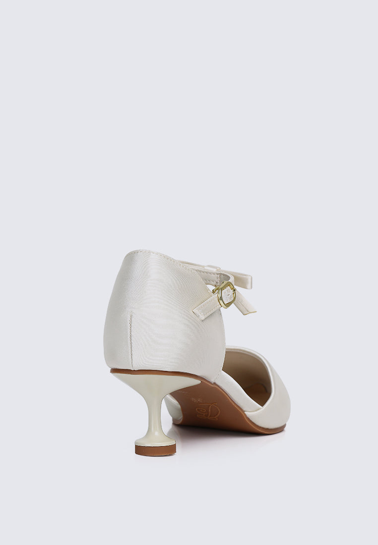 Eloice Comfy Heels In Beige