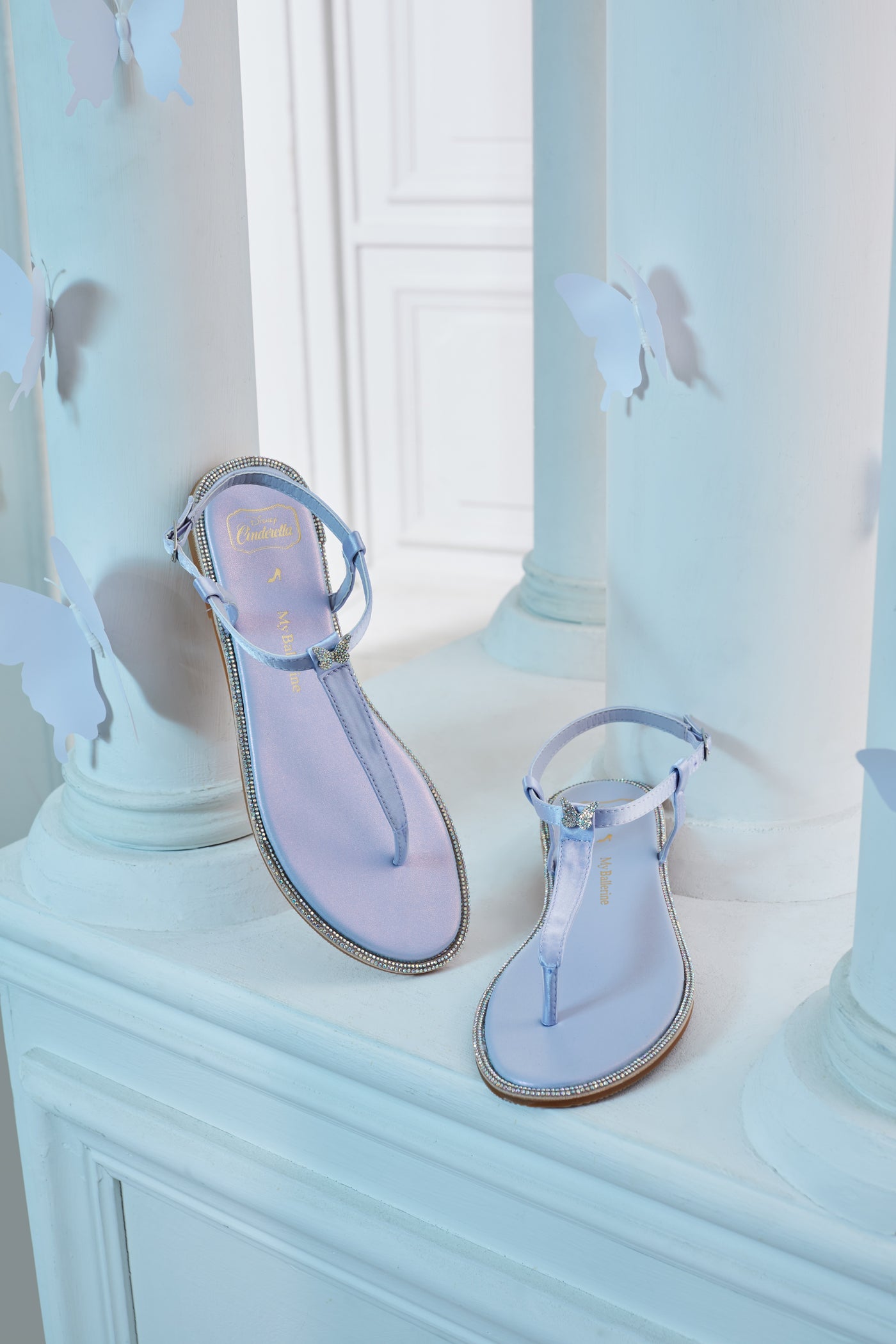 Magic Nightingale Comfy Sandals In Blue