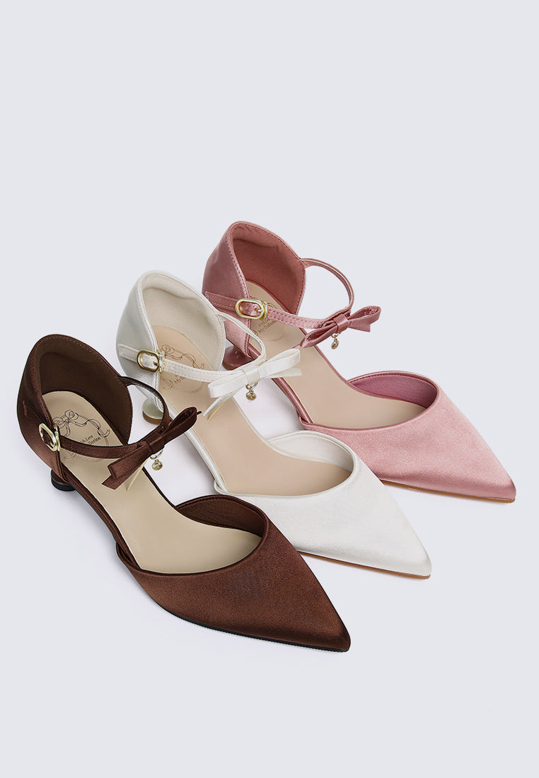 Eloice Comfy Heels In Pink