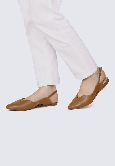 Riley Comfy Ballerina In Brown
