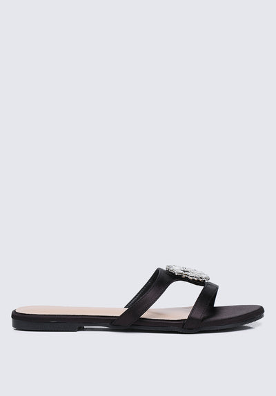 Katherine Comfy Sandals In Black