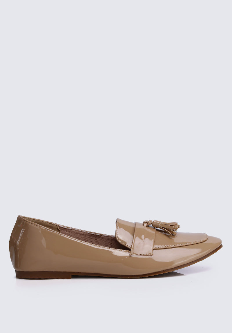 Ada Comfy Loafers In Nude