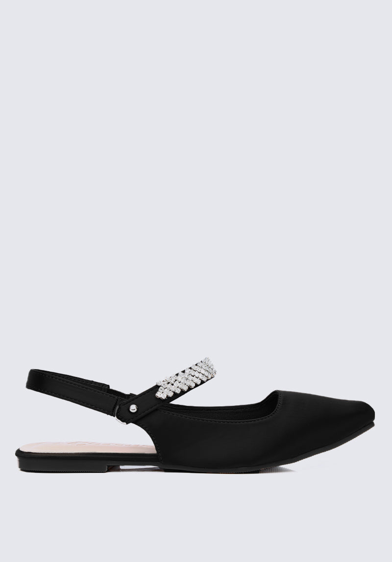 Charlize Comfy Ballerina In Black