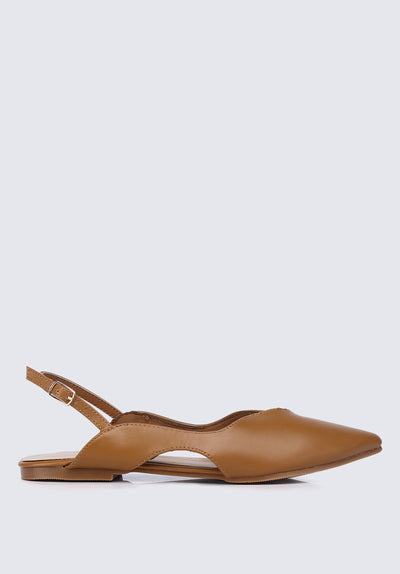 Riley Comfy Ballerina In Brown