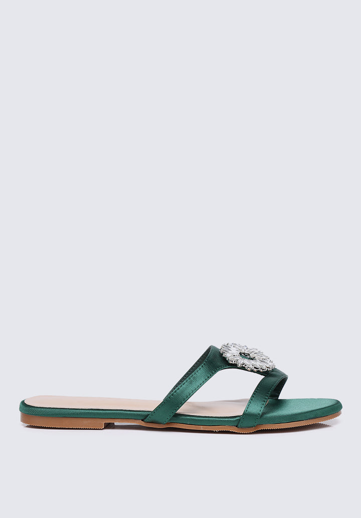 Katherine Comfy Sandals In Green