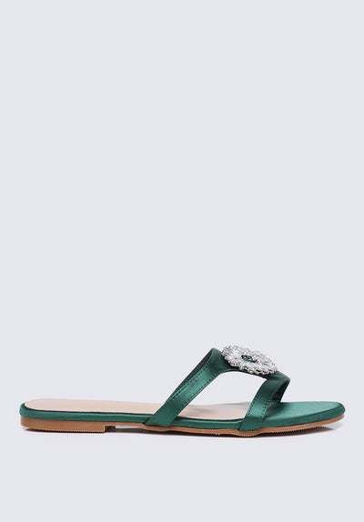 Katherine Comfy Sandals In Green