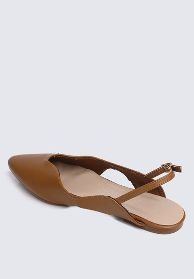 Riley Comfy Ballerina In Brown