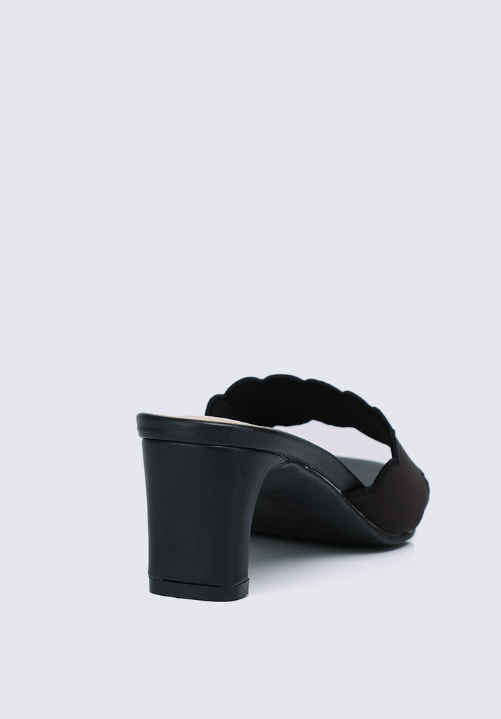 Carmen Comfy Heels In Black