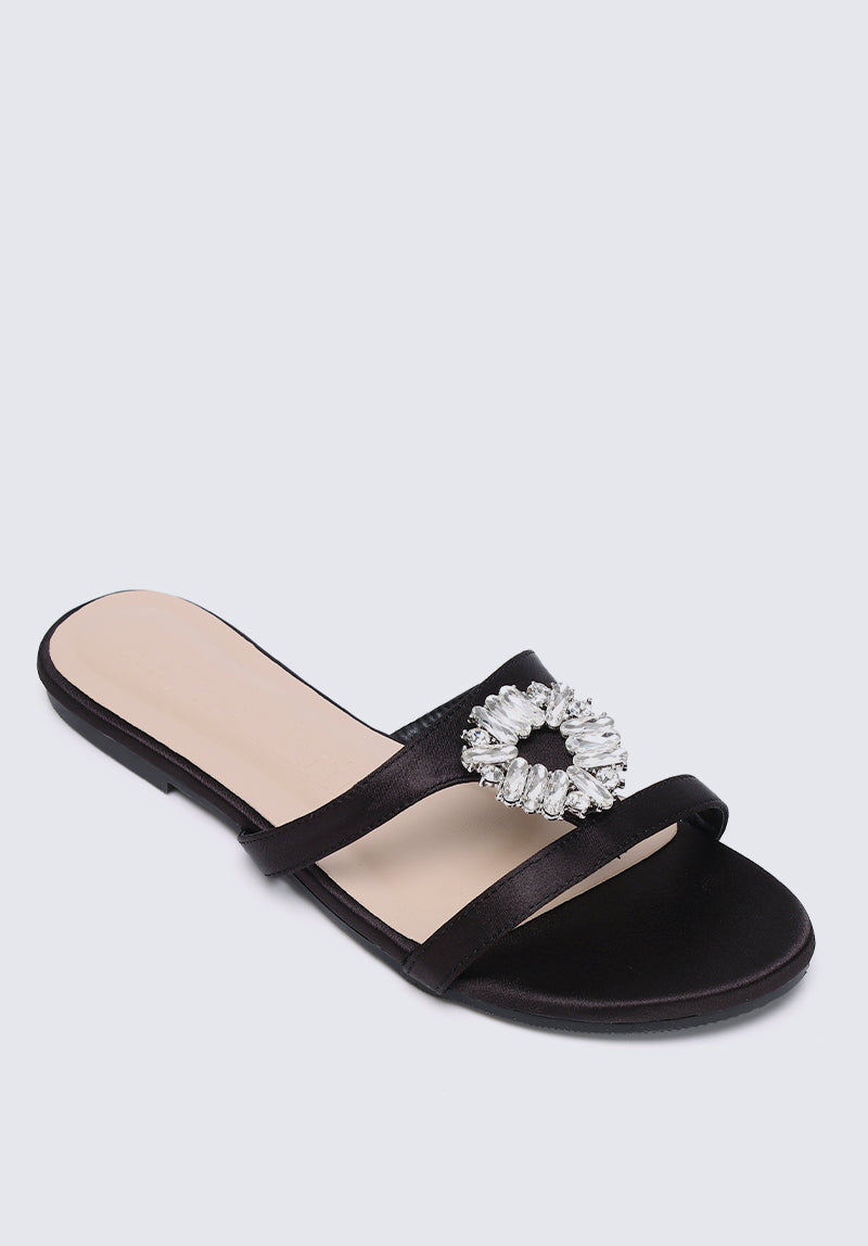 Katherine Comfy Sandals In Black