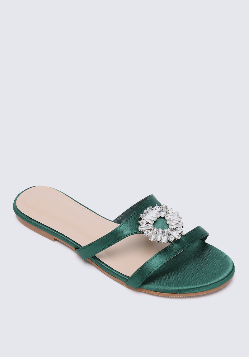 Katherine Comfy Sandals In Green