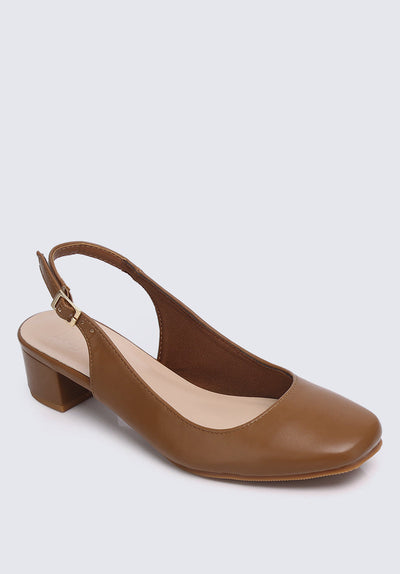 Palmer Comfy Heels In Brown