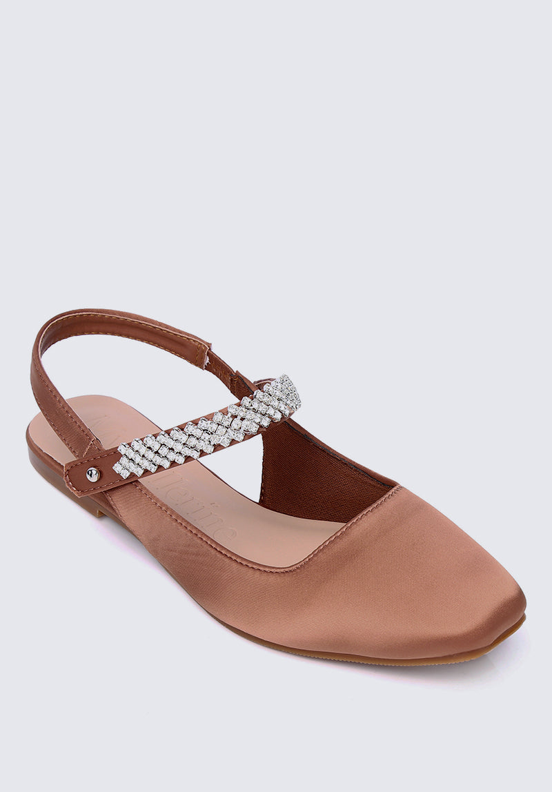 Charlize Comfy Ballerina In Copper