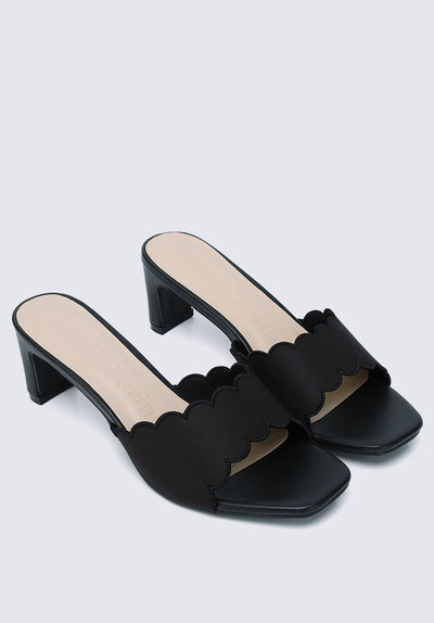 Carmen Comfy Heels In Black
