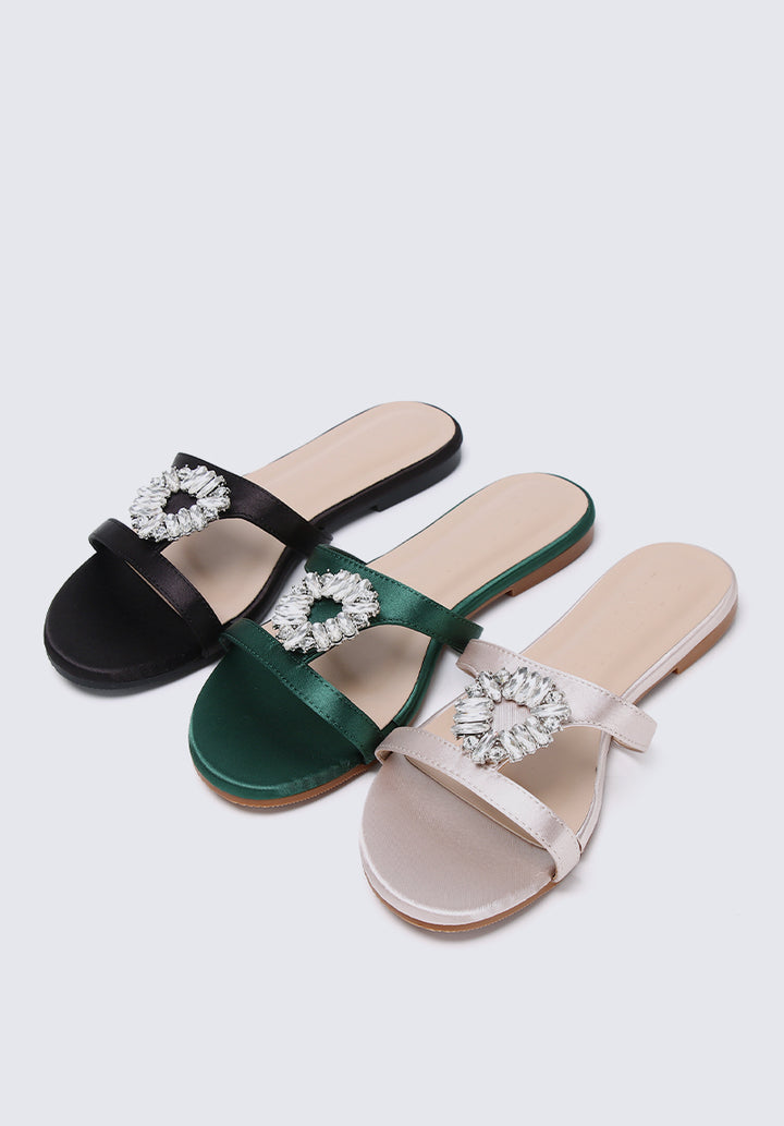 Katherine Comfy Sandals In Green
