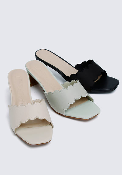 Carmen Comfy Heels In Beige