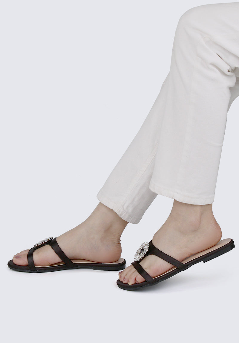 Katherine Comfy Sandals In Black