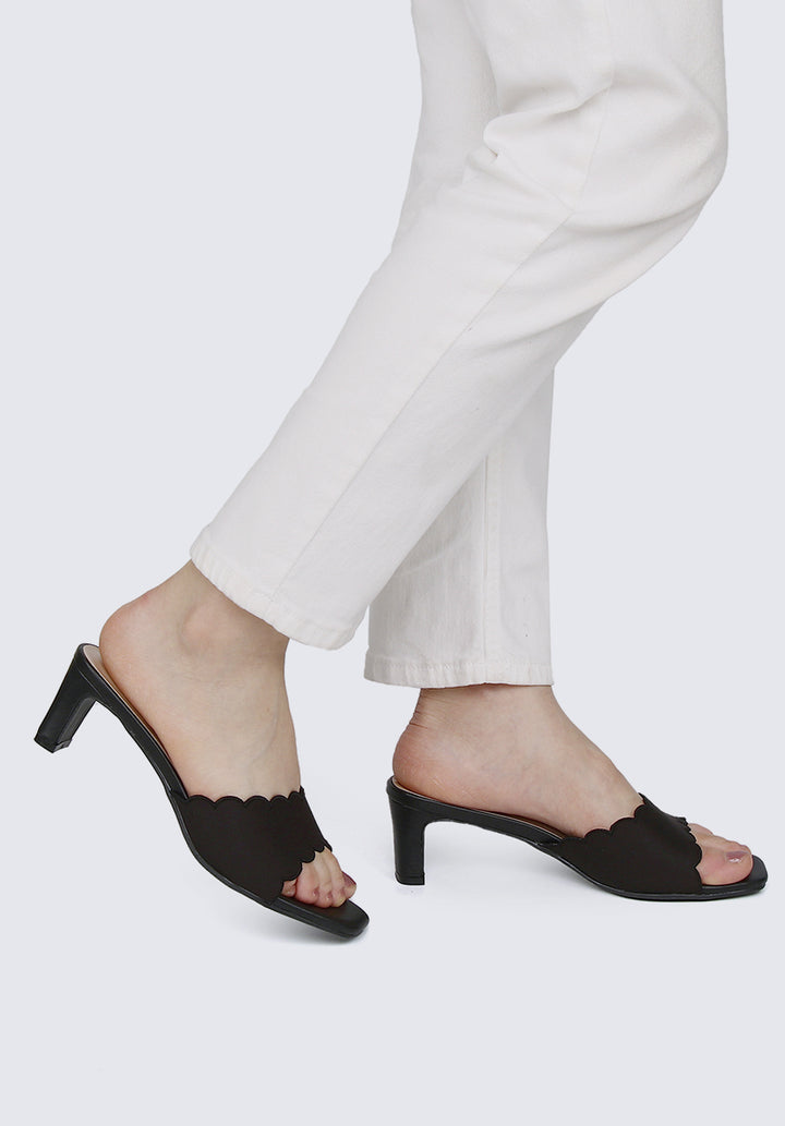 Carmen Comfy Heels In Black