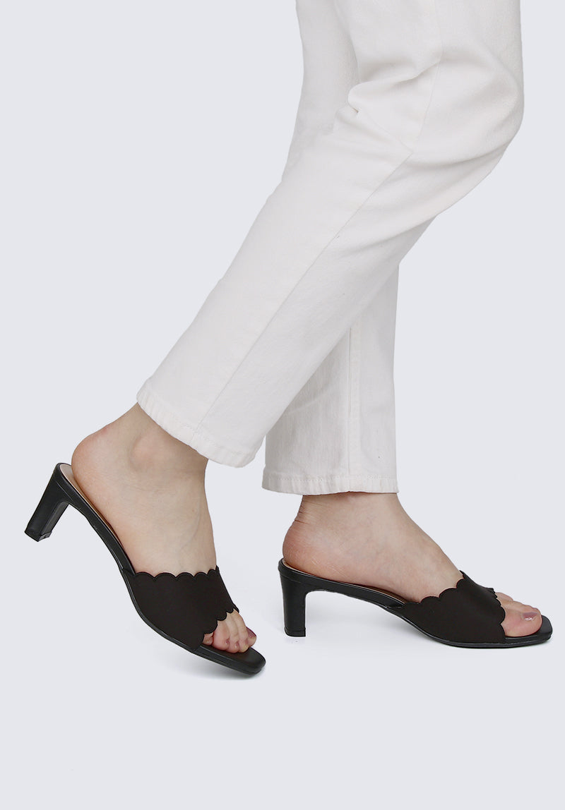Carmen Comfy Heels In Black