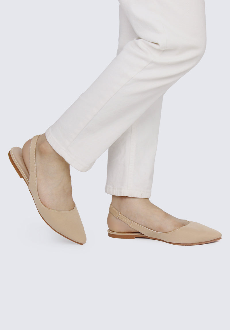 Kate Comfy Ballerina In Nude