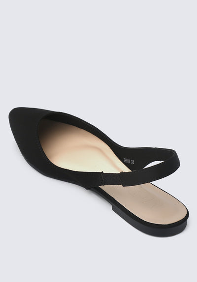 Kate Comfy Ballerina In Black