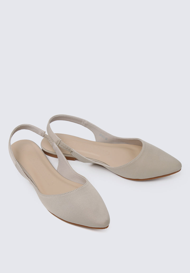 Kate Comfy Ballerina In Beige